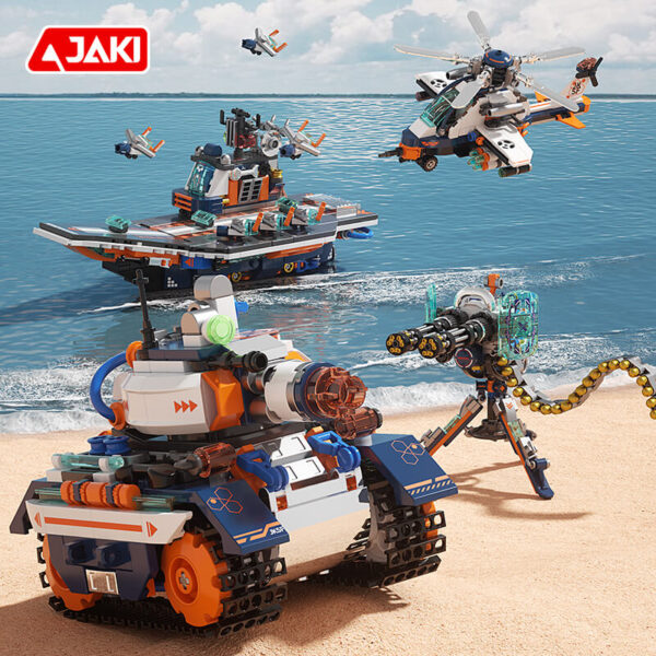 Đồ chơi lắp ráp series JAKI COMBAT WARRIOR