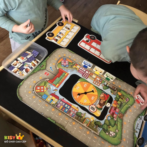 Board Game- Animal Bus - Trạm xe Bus Động Vật