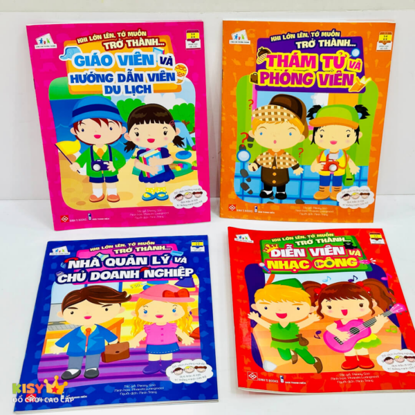 Combo 4Q Khi lớn lên tớ muốn trở thành ...