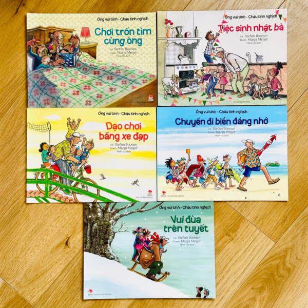 Ông vui tính - Cháu tinh nghịch Bộ 5 quyển