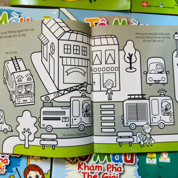 Tô màu khám phá thế giới