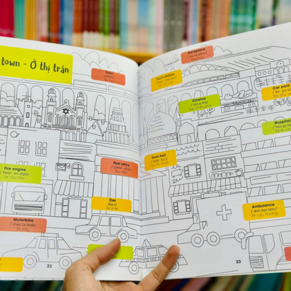 Tô màu Tiếng Anh