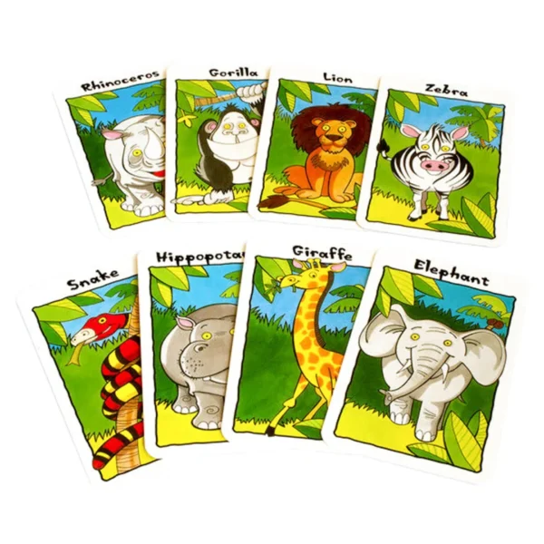 Thẻ Jungle Snap game, chơi tựa như luyện trí nhớ Memory Game