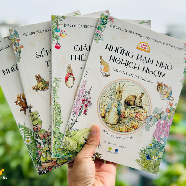 COMBO - THẾ GIỚI CỦA THỎ PETER - SONG NGỮ ANH VIỆT 4Q