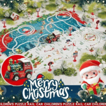 XẾP HÌNH ĐƯỜNG RAY TÀU GIÁNG SINH (6)