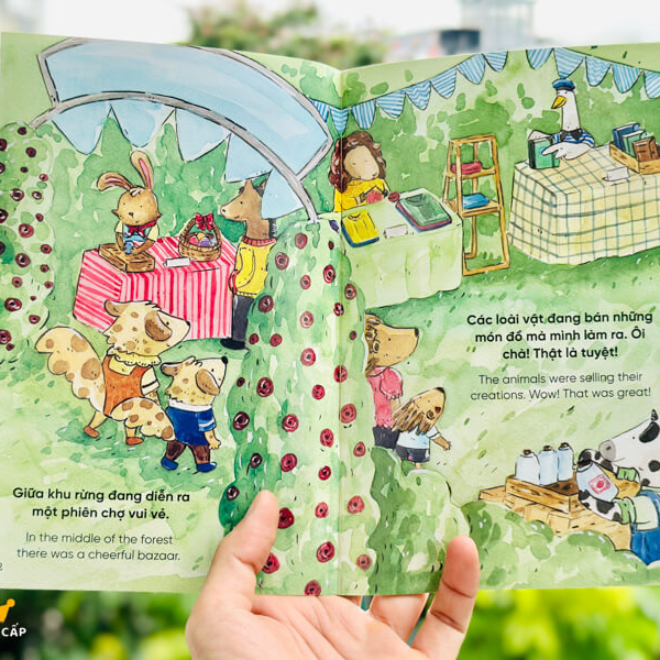 Combo - Truyện tranh song ngữ Việt-Anh dành cho trẻ em - Cùng học cư xử tốt 6Q