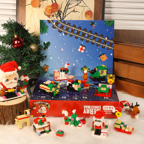 LEGO GIÁNG SINH 14 TRONG 1 ( 12 HÌNH NHỎ + 2 HÌNH TO)